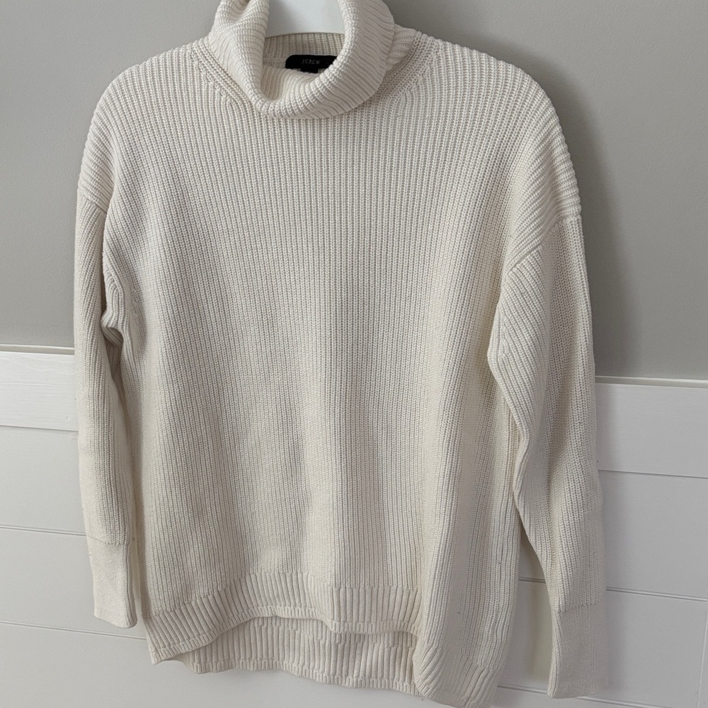 J Crew turtleneck ribbed sweater